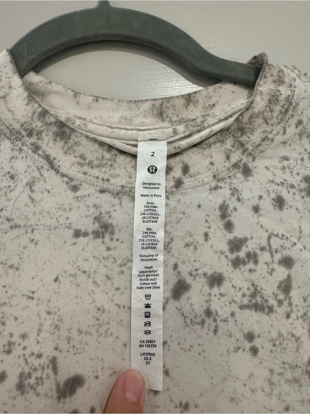 Lululemon All Yours T-Shirt Size 2
